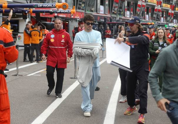 GRAND PPRIX MONACO 2025 JEUDI PHOTOPQR NICE MATIN Jean François Ottonello ; Monaco ; 22 05 2025 ; 82e Grand Prix de Monaco 2025 - Charles leclerc, ferrari Monaco France  Copyright: xPHOTOPQR NICExMATIN MAXPPPxJeanxFrançoisxOttonellox 20250522NIM7755 20250522NIM7755