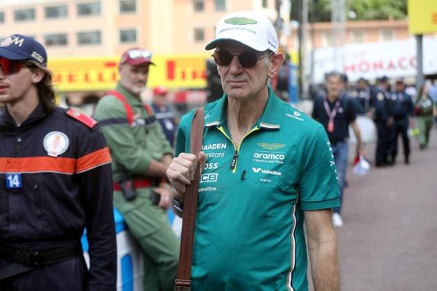 GRAND PPRIX MONACO 2025 JEUDI PHOTOPQR NICE MATIN Jean François Ottonello ; Monaco ; 22 05 2025 ; 82e Grand Prix de Monaco 2025 - adrian newey, directeur technique aston martin Monaco France  Copyright: xPHOTOPQR NICExMATIN MAXPPPxJeanxFrançoisxOttonellox 20250522NIM7757 20250522NIM7757