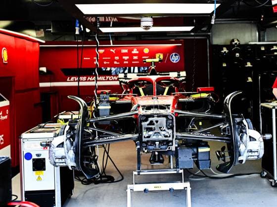 44 Lewis Hamilton Of The Team Scuderia Ferrari HP, Ferrari SF-25in box ,During Fia Formula One World Championship, WM, Weltmeisterschaft F1 Monaco Grand Prix 2025, 22 May In Monte Carlo , Monaco  Copyright: xLucaxBarsali IPAxSportx xipa-agency.netx xx IPA_58115786 IPA_Agency_IPA58115786