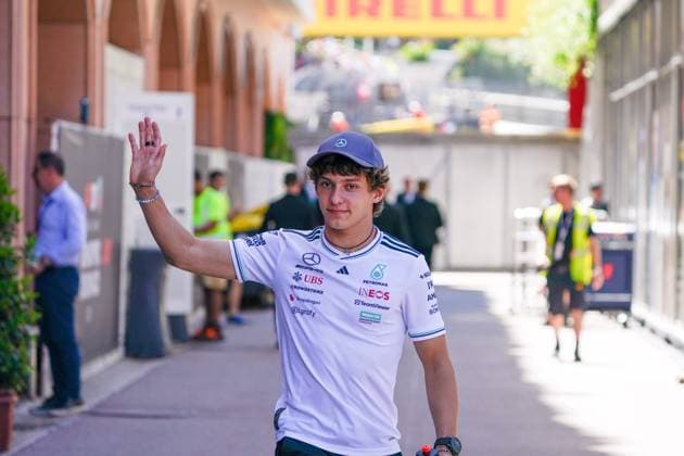 Andrea Kimi Antonelli (ITA) - Mercedes-AMG PETRONAS F1 Team - Mercedes W16 - Mercedes E Performance in the paddock of the Formula 1 Tag Heurer Grand Prix de Monaco 2025 at Monte Carlo (MC), may 23-25 2025  Copyright: xAlessioxDexMarco IPAxSportx xipa-agency.netx xx IPA_58117998 IPA_Agency_IPA58117998