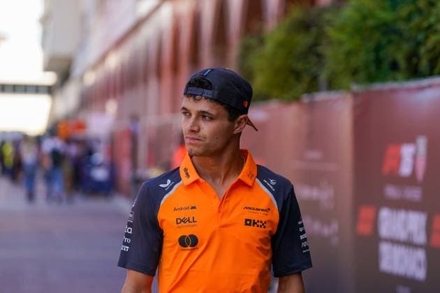 Lando Norris (GBR) - McLaren Formula 1 Team - McLaren MCL39 - Mercedes in the paddock of the Formula 1 Tag Heurer Grand Prix de Monaco 2025 at Monte Carlo (MC), may 23-25 2025  Copyright: xAlessioxDexMarco IPAxSportx xipa-agency.netx xx IPA_58117824 IPA_Agency_IPA58117824