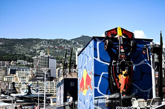 MOTORI - Formula 1 - TAG Heuer Grand Prix de Monaco 2025 - Practice 1 & 2 Atmosphere in Paddock Of The Team Oracle Red Bull Racing, Red Bull Honda RB21 ,During Fia Formula One World Championship, WM, Weltmeisterschaft F1 Monaco Grand Prix 2025, 22 May In Monte Carlo , Monaco Monaco  Copyright: xIPAxSport ABACAx