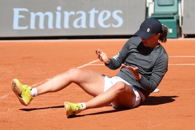 ROLAND GARROS 2025 Thierry Larret MAXPPP - PARIS (75) 23 05 2025 Thierry Larret Maxppp. Tennis. Roland Garros 2025. Internationaux de France de tennis. Stade Roland Garros, Paris (75). Le 23 mai 2025. Entrainement Iga SWIATEK vs Daria KASATRINA. training session PARIS (75) STADE ROLAND GARROS PARIS ILE DE FRANCE FRANCE  Copyright: xMAXPPPxThierryxLarretx TLR202505238453 TLR202505238453