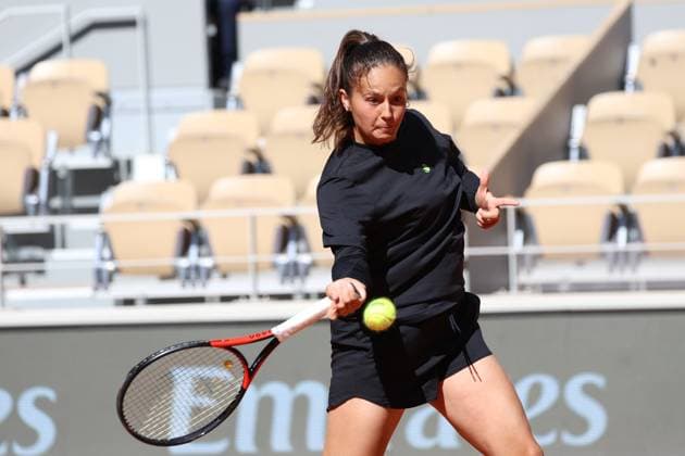 ROLAND GARROS 2025 Thierry Larret MAXPPP - PARIS (75) 23 05 2025 Thierry Larret Maxppp. Tennis. Roland Garros 2025. Internationaux de France de tennis. Stade Roland Garros, Paris (75). Le 23 mai 2025. Entrainement Iga SWIATEK vs Daria KASATRINA. training session PARIS (75) STADE ROLAND GARROS PARIS ILE DE FRANCE FRANCE  Copyright: xMAXPPPxThierryxLarretx TLR202505238457 TLR202505238457