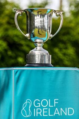 REPRO FREE *PRESS RELEASE NO REPRODUCTION FEE* EDITORIAL USE ONLY Irish Senior Men s Amateur Open, Naas Golf Club, Naas 23 5 2025 A view of the Irish Senior Men™s Amateur Trophy A view of the Irish Senior Men™s Amateur Trophy 23 5 2025  Copyright: x INPHO BenxBradyx BB2_3902