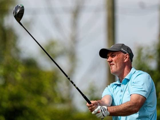 REPRO FREE *PRESS RELEASE NO REPRODUCTION FEE* EDITORIAL USE ONLY Irish Senior Men s Amateur Open, Naas Golf Club, Naas 23 5 2025 Eddie McCormack Eddie McCormack 23 5 2025  Copyright: x INPHO BenxBradyx BB3_2230