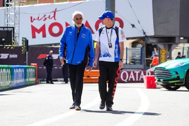 F1 - MONACO GRAND PRIX 2025 BRIATORE Flavio (ita), Alpine F1 Team, PERMAN Alan (gbr) Racing Director of Visa Cash App RB F1 Team, portrait during the Formula 1 Tag Heuer Grand Prix de Monaco, 8th round of the 2025 FIA Formula One World Championship, WM, Weltmeisterschaft from May 23 to 25, 2025 on the Circuit de Monaco, in Monte-Carlo, Monaco - Monte-CarloMonaco  Copyright: xFLORENTxGOODENx