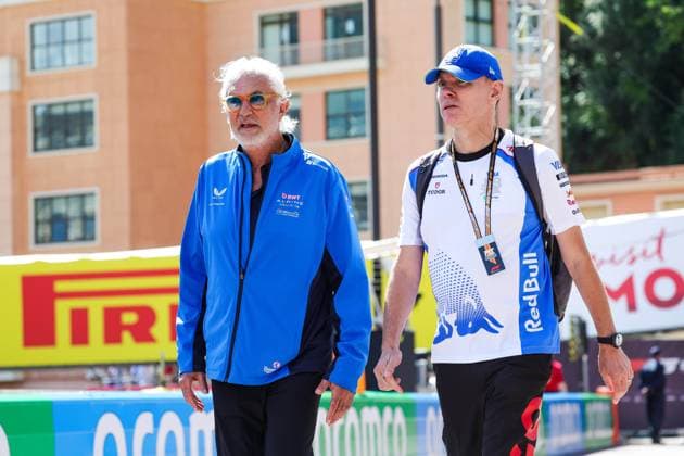 F1 - MONACO GRAND PRIX 2025 BRIATORE Flavio (ita), Alpine F1 Team, PERMAN Alan (gbr) Racing Director of Visa Cash App RB F1 Team, portrait during the Formula 1 Tag Heuer Grand Prix de Monaco, 8th round of the 2025 FIA Formula One World Championship, WM, Weltmeisterschaft from May 23 to 25, 2025 on the Circuit de Monaco, in Monte-Carlo, Monaco - Monte-CarloMonaco  Copyright: xFLORENTxGOODENx