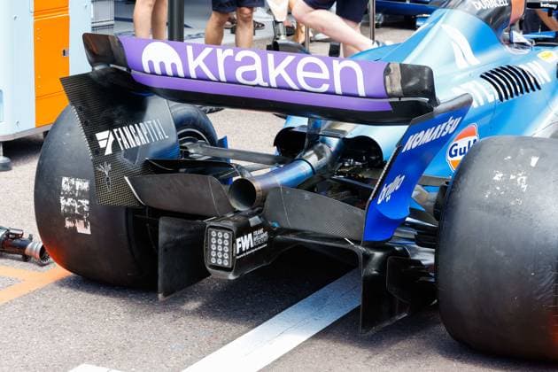 F1 - MONACO GRAND PRIX 2025 Williams Racing FW47, rear wing detail during the Formula 1 Tag Heuer Grand Prix de Monaco, 8th round of the 2025 FIA Formula One World Championship, WM, Weltmeisterschaft from May 23 to 25, 2025 on the Circuit de Monaco, in Monte-Carlo, Monaco - Monte-CarloMonaco  Copyright: xJavierxJimenezx