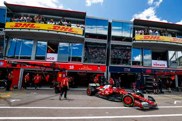F1 - MONACO GRAND PRIX 2025 16 LECLERC Charles (mco), Scuderia Ferrari SF-25, action during the Formula 1 Tag Heuer Grand Prix de Monaco, 8th round of the 2025 FIA Formula One World Championship, WM, Weltmeisterschaft from May 23 to 25, 2025 on the Circuit de Monaco, in Monte-Carlo, Monaco - Monte-CarloMonaco  Copyright: xJavierxJimenezx