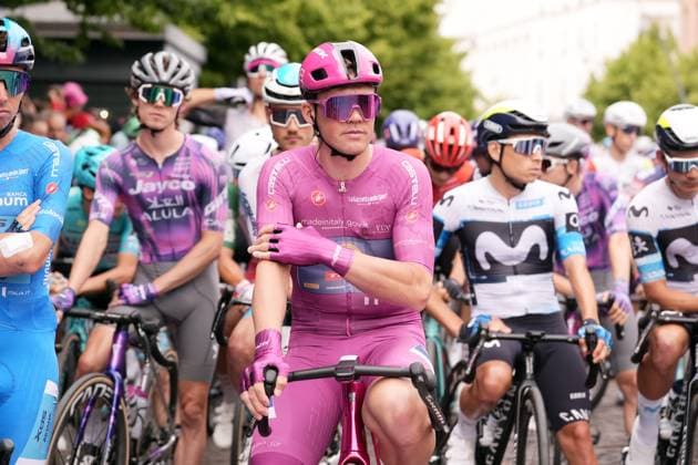 Pedersen Mads of Lidl-Trek cyclamen jersey during the stage 13 of the Giro d™Italia from Rovigo to Vicenza, Italy - Friday, May 23, 2025. - cycling.  Copyright: xMassimoxPaolone LaPressex