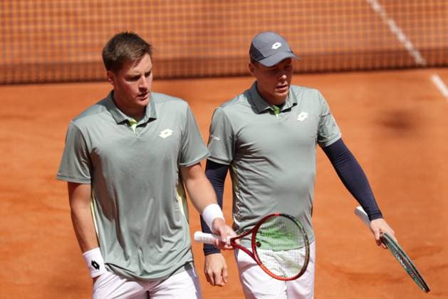 GER, Hamburg, xFSx , ATP 500 , Mens Tennis Tournament Bitpanda Hamburg Open 2025, Semifinals , Mens Doubles , 23 05 2025 , Henry Patten GBR , Harri Heliovaara FIN Copyright: HMBxMedia FernandoxSoares