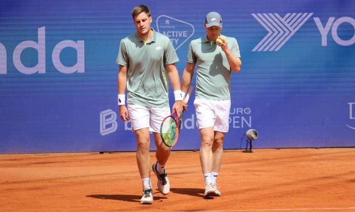 ATP 500, Bitpanda Hamburg Open, semi-finals in doubles Henry Patten left, Harri Heliovaara right