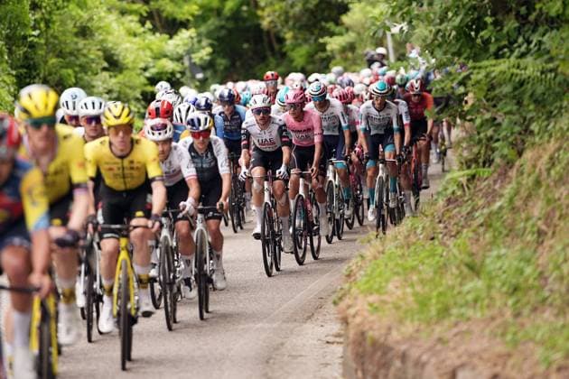 The pack rides during the stage 13 of the Giro d™Italia from Rovigo to Vicenza, Italy - Friday, May 23, 2025. - cycling.  Copyright: xMarcoxAlpozzi LaPressex