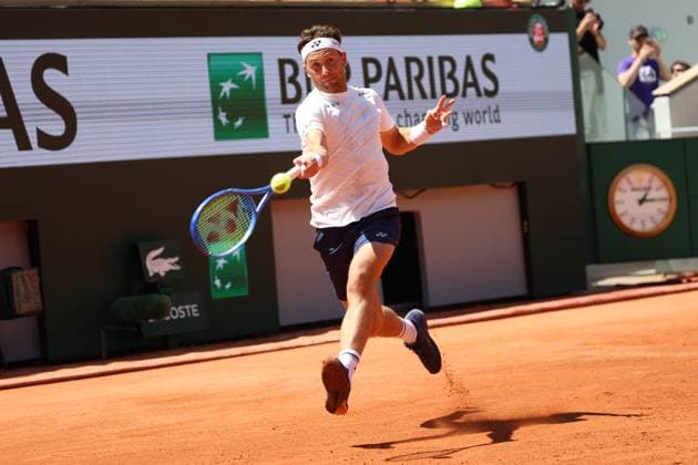 ROLAND GARROS 2025 Thierry Larret MAXPPP - PARIS (75) 23 05 2025 Thierry Larret Maxppp. Tennis. Roland Garros 2025. Internationaux de France de tennis. Stade Roland Garros, Paris (75). Le 23 mai 2025. Entrainement Jannik SINNER vs Casper RUUD PARIS (75) STADE ROLAND GARROS PARIS ILE DE FRANCE FRANCE  Copyright: xMAXPPPxThierryxLarretx TLR202505239026 TLR202505239026