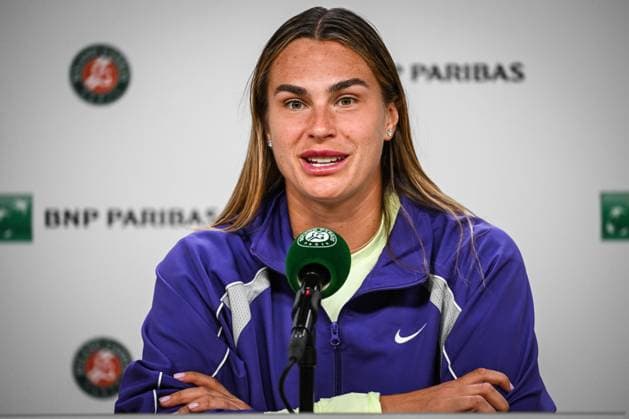 May 23, 2025, Paris, France, France: Aryna SABALENKA of Belarus during the Roland-Garros 2025, French Open 2025, Grand Slam tennis tournament at Roland-Garros Stadium on May 23, 2025 in Paris, France. Paris France - ZUMAm308 20250523_zsp_m308_010 Copyright: xMatthieuxMirvillex