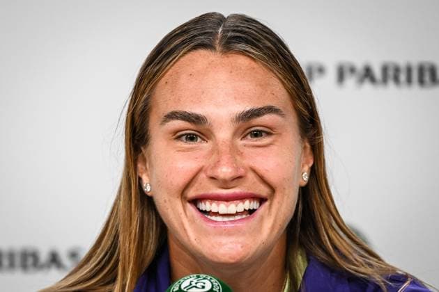 May 23, 2025, Paris, France, France: Aryna SABALENKA of Belarus during the Roland-Garros 2025, French Open 2025, Grand Slam tennis tournament at Roland-Garros Stadium on May 23, 2025 in Paris, France. Paris France - ZUMAm308 20250523_zsp_m308_013 Copyright: xMatthieuxMirvillex