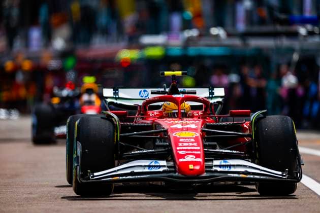 F1 - MONACO GRAND PRIX 2025 44 HAMILTON Lewis (gbr), Scuderia Ferrari SF-25, action during the Formula 1 Tag Heuer Grand Prix de Monaco, 8th round of the 2025 FIA Formula One World Championship, WM, Weltmeisterschaft from May 23 to 25, 2025 on the Circuit de Monaco, in Monte-Carlo, Monaco - Monte-CarloMonaco  Copyright: xJavierxJimenezx