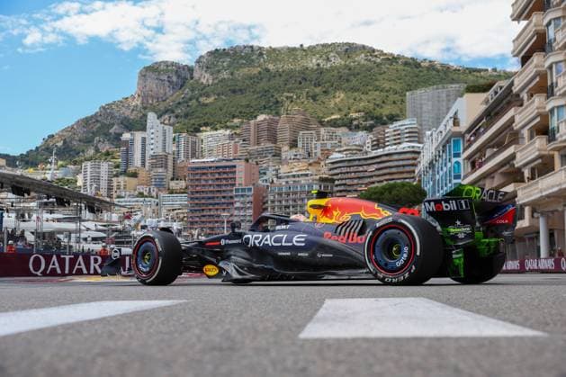 Yuki Tsunoda Oracle Red Bull Racing in the Chicane, 1 Free Practice, Monaco Grand Prix, Motorsport, Men, Formula 1, 23 05 2025 Monte Carlo Monaco MCO Copyright: xkolbert-press ChristianxKolbertx