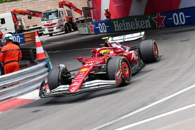 Lewis Hamilton Scuderia Ferrari HP , Porter, 1 Free Practice, Monaco Grand Prix, Motorsport, Men, Formula 1, 23 05 2025 Monte Carlo Monaco MCO Copyright: xkolbert-press ChristianxKolbertx