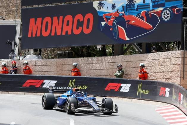 Alexander Albon Atlassian Williams Racing , Porter, 1 Free Practice, Monaco Grand Prix, Motorsport, Men, Formula 1, 23 05 2025 Monte Carlo Monaco MCO Copyright: xkolbert-press ChristianxKolbertx