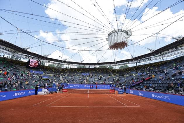 GER, Hamburg, xFSx , ATP 500 , Men Tennis Tournament Bitpanda Hamburg Open 2025, Semifinals , Men Doubles , 23 05 2025 Centre Court Hamburg Open , Theme Photo, Theme Picture, Symbol Photo, Symbol Image, Stock Photo Copyright: HMBxMedia FernandoxSoares