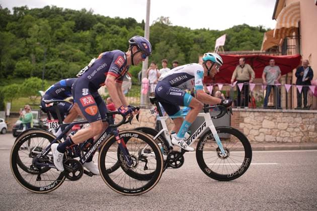 MiholjeviÄ‡ Fran of Bahrain Victorious during the stage 13 of the Giro d™Italia from Rovigo to Vicenza, Italy - Friday, May 23, 2025. - cycling.  Copyright: xMarcoxAlpozzi LaPressex