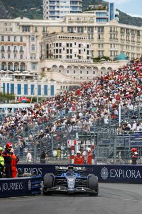 23 Alexander Albon THA, Atlassian Williams Racing , F1 Grand Prix of Monaco at Circuit de Monaco on May 23, 2025 in Monte Carlo, Monaco Photo by HOCH ZWEI Monte Carlo Monaco