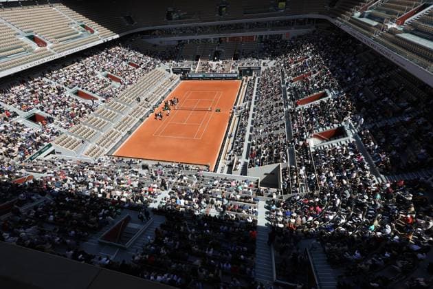 Sport Bilder des Tages ROLAND GARROS PHOTOPQR LE PARISIEN Le Parisien Arnaud Journois ; PARIS ; 23 05 2025 ; Paris le 23 mai 2025. Tennis, Roland Garros. court philippe chatrier Photo Le Parisien Arnaud Journois PARIS France  Copyright: xPHOTOPQR LExPARISIEN MAXPPPxLexParisienx xArnaudxJournoisx 20250523LPA9684 20250523LPA9684