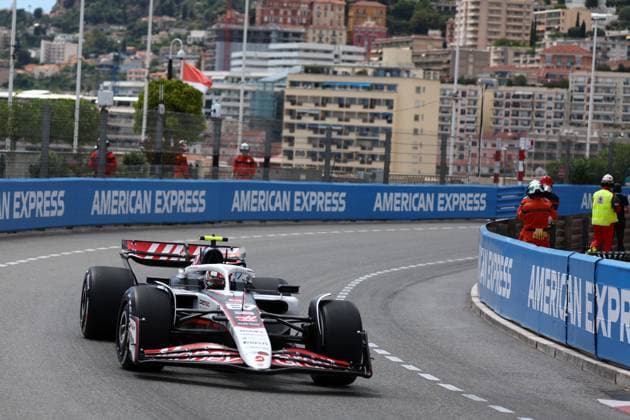 F1 Gran Prix of Monaco Oliver Bearman of Haas F1 on track during practice ahead of the F1 Grand Prix of Monaco at Circuit de Monaco on May 23, 2025 in Monte-Carlo, Monaco. Monaco Monte-Carlo Monaco Copyright: xMarcoxCanonierox