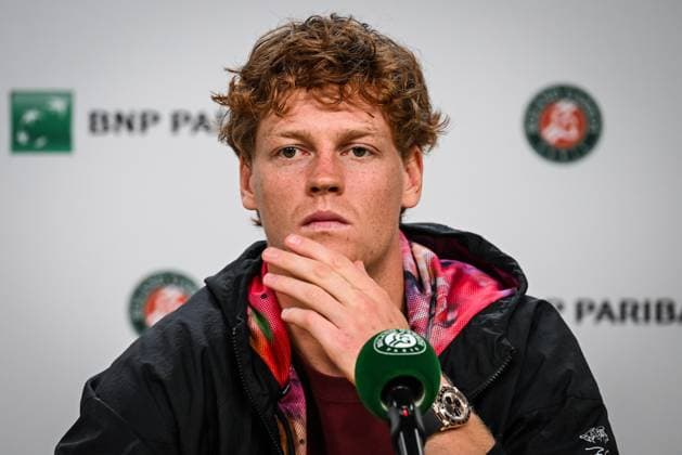 May 23, 2025, Paris, France, France: Jannik SINNER of Italy during the Roland-Garros 2025, French Open 2025, Grand Slam tennis tournament at Roland-Garros Stadium on May 23, 2025 in Paris, France. Paris France - ZUMAm308 20250523_zsp_m308_020 Copyright: xMatthieuxMirvillex
