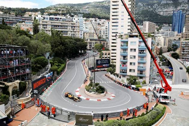 Sport Bilder des Tages Essais libres formule 1 PHOTOPQR NICE MATIN Dylan Meiffret ; Monaco ; 23 05 2025 ; 82e Grand Prix de Monaco 2025 - Formule 1 essais libres - 4 LANDO NORRIS MCLAREN - F1 Grand Prix Of Monaco Monaco France  Copyright: xPHOTOPQR NICExMATIN MAXPPPxDylanxMeiffretx 20250523NIM0324 20250523NIM0324