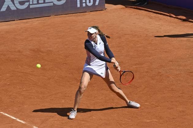 Tennis : Internationaux de Strasbourg 2025 - WTA, Tennis Damen 500 Tennis - Internationaux de Strasbourg 2025 - WTA 500 - Elena Rybakina - Kazakstan France  Copyright: xChryslenexCaillaud xPsnewZx
