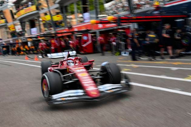 23rd May 2025; Circuit de Monaco, Monte Carlo, Monaco; Formula 1 Tag Heuer Grand Prix of Monaco 2025; Free Practice Day; Charles Leclerc of Monaco driving for Scuderia Ferrari HP F1 Team  ActionPlus12791889 BestxImages