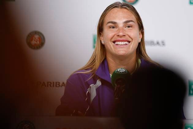Sport Bilder des Tages May 23, 2025, Paris, Paris, France: Aryna Sabalenka (RUS) during the media day of the tennis Grand Slam of Roland Garros 2025, at Roland Garros Stadium - on May 23Ã‚ Ã‚Â» 2025.Paris - France Paris France - ZUMAb253 20250523_zsp_b253_028 Copyright: xLoicxBaratouxx