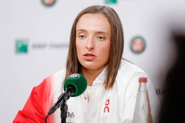 May 23, 2025, Paris, Paris, France: Iga SwiatekÃ‚ (POL) during the media day of the tennis Grand Slam of Roland Garros 2025, at Roland Garros Stadium - on May 23Ã‚ Ã‚Â» 2025.Paris - France Paris France - ZUMAb253 20250523_zsp_b253_039 Copyright: xLoicxBaratouxx