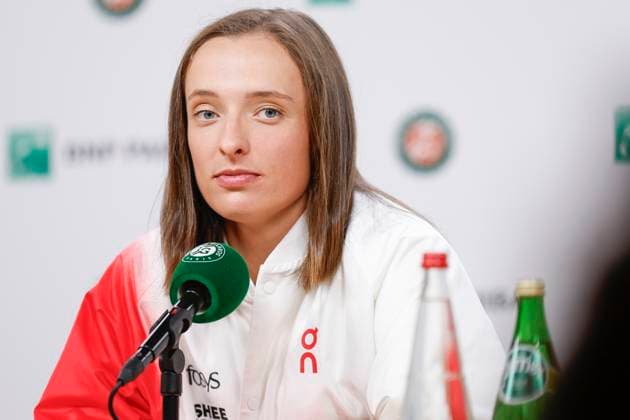 May 23, 2025, Paris, Paris, France: Iga SwiatekÃ‚ (POL) during the media day of the tennis Grand Slam of Roland Garros 2025, at Roland Garros Stadium - on May 23Ã‚ Ã‚Â» 2025.Paris - France Paris France - ZUMAb253 20250523_zsp_b253_052 Copyright: xLoicxBaratouxx