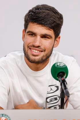 May 23, 2025, Paris, Paris, France: Carlos Alcaraz (ESP) during the media day of the tennis Grand Slam of Roland Garros 2025, at Roland Garros Stadium - on May 23Ã‚ Ã‚Â» 2025.Paris - France Paris France - ZUMAb253 20250523_zsp_b253_088 Copyright: xLoicxBaratouxx
