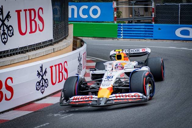 Formula1 GP Monaco Friday, 23 05 2025 Liam Lawson 30, Visa Cash App RB Formula One Team Formula1 GP Monaco Friday, 23 05 2025 Copyright: xBEAUTIFULxSPORTS Erlhofx
