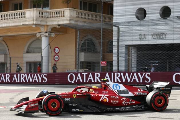 May 23, 2025, Monte-Carlo, Monaco: LEWIS HAMILTON of Ferrari during the Formula 1 Grand Prix de Monaco 2025 second Practice Session in Monaco Monte-Carlo Monaco - ZUMAc179 20250523_zep_c179_008 Copyright: xMickaelxChavetx
