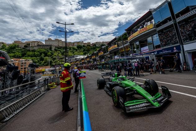 MONTE CARLO, MONACO: Nico Hulkenberg, racing for the Stake F1 Team team during the 2025 Formula 1 Monaco Grand Prix at the Circuit de Monaco in Monte Carlo, Monaco