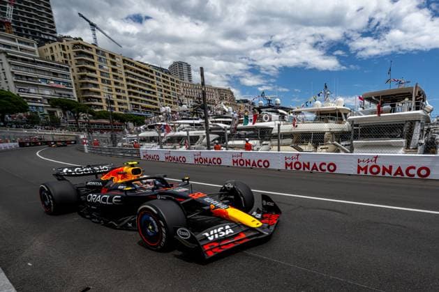 MONTE CARLO, MONACO: Yuki Tsunoda, racing for the Red Bull Racing team during the 2025 Formula 1 Monaco Grand Prix at the Circuit de Monaco in Monte Carlo, Monaco
