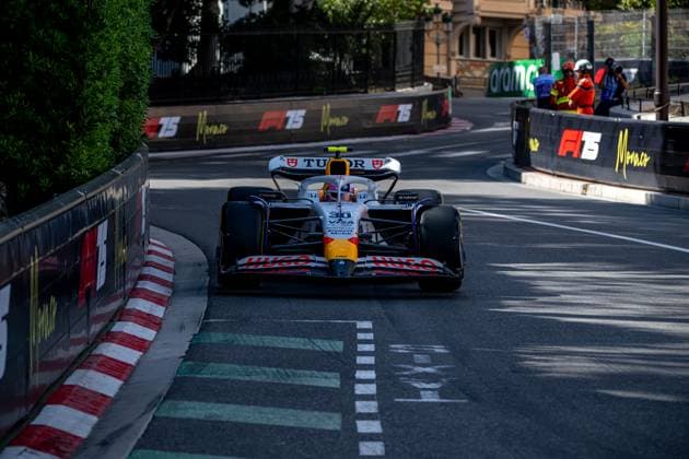MONTE CARLO, MONACO: Liam Lawson, racing for the Racing Bulls team during the 2025 Formula 1 Monaco Grand Prix at the Circuit de Monaco in Monte Carlo, Monaco