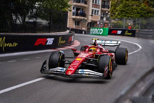 May 23, 2025, Monaco, Monaco: Scuderia Ferrari HP F1 Team s English driver Lewis Hamilton during the free practice one of the Formula 1 Monaco Grand Prix 2025. Monaco Monaco - ZUMAs197 20250523_aaa_s197_098 Copyright: xLucaxMartinix