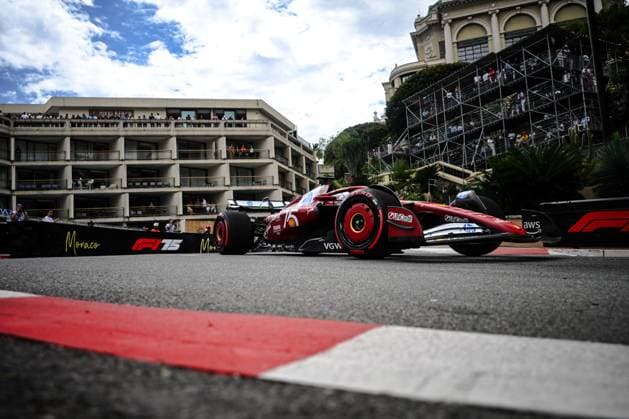 MOTORI - Formula 1 - TAG Heuer Grand Prix de Monaco 2025 - Practice 1 & 2 16 Charles Leclerc Of The Team Scuderia Ferrari HP, Ferrari SF-25 ,They Face Practice Session ,During Fia Formula One World Championship, WM, Weltmeisterschaft F1 Monaco Grand Prix 2025, 23 May In Monte Carlo , Monaco Monaco  Copyright: xIPAxSport ABACAx