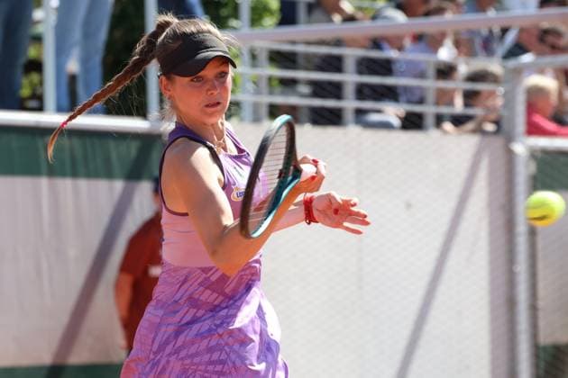 Roland Garros 2025 Linda Klimovicova during qualifications for Roland Garros 2025 tennis tournament in Paris France on 23 May 2025. Paris France  Copyright: xFotoxOlimpikx originalFilename:jastrzebowski-rolandga250523_np1sE.jpg