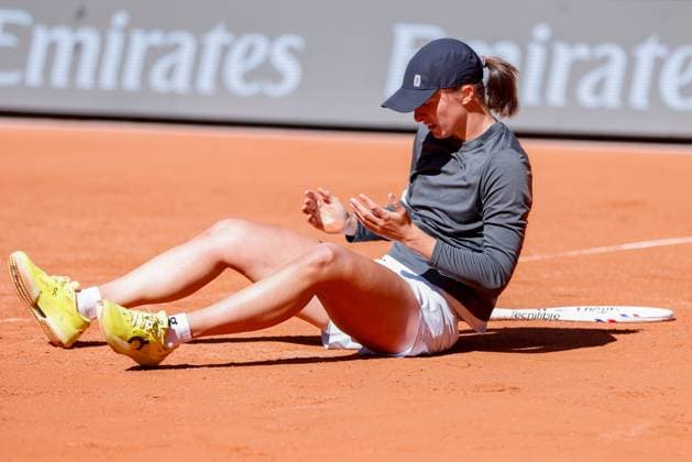 Sport Bilder des Tages Roland Garros 2025 Iga Swiatek during training before Roland Garros 2025 tennis tournament in Paris France on 23 May 2025. Paris France  Copyright: xFotoxOlimpikx originalFilename:jastrzebowski-rolandga250523_npemu.jpg