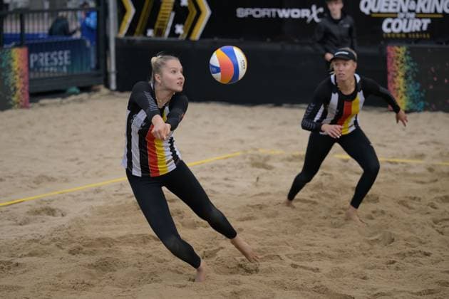 Beach volleyball, King and Queen of the Court in Hamburg