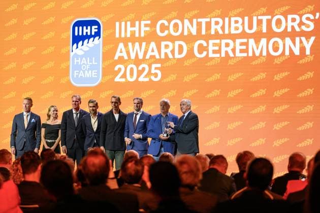 Ice Hockey, World Championship, IIHF Contributors Award Ceremony in Stockholm