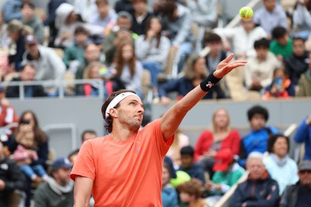 ROLAND GARROS 2025 Thierry Larret MAXPPP - PARIS (75) 24 05 2025 Thierry Larret Maxppp. Tennis. Roland Garros 2025. Internationaux de France de tennis. Stade Roland Garros, Paris (75). Le 24 mai 2025. Journee Yannick Noah. Arthur RINDERKNECH vs Nuno BORGES Tennis. Roland Garros 2025. French Open tennis tournament. Roland Garros Stadium, Paris (75) PARIS (75) STADE ROLAND GARROS PARIS ILE DE FRANCE FRANCE  Copyright: xMAXPPPxThierryxLarretx TLR202505242137 TLR202505242137